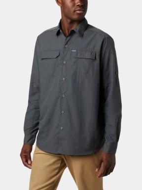 Columbia Silver Ridge2.0 Long Sleeve Shirt férfi hosszú ujjú ing szürke színben 1