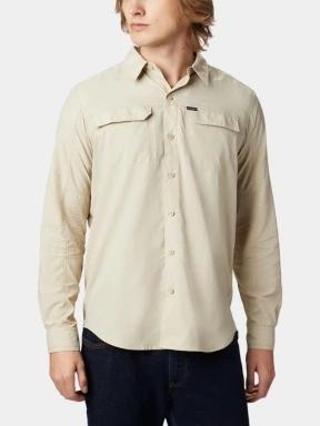 Columbia Silver Ridge2.0 Long Sleeve Shirt férfi hosszú ujjú ing homok színben 1