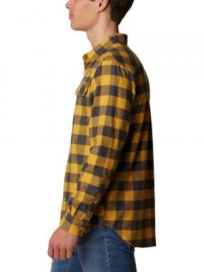 Columbia Flare Gun Stretch Flannel férfi hosszú ujjú ing sárga színben 3