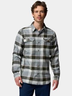 Columbia Flare Gun Stretch Flannel férfi hosszú ujjú ing zöld színben 1