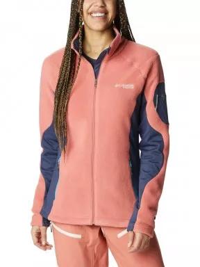 Columbia Titan Pass 2.0 II Fleece női polár pulóver piros színben 1