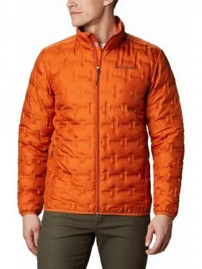 Columbia Delta Ridge Down Jacket férfi átmeneti kabát narancssárga színben 1