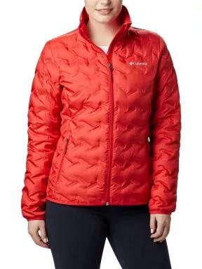 Columbia Delta Ridge Down Jacket női pehelykabát piros színben 1