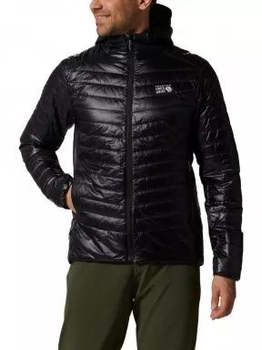 Mountain Hardwear Ghost Shadow Hoody férfi steppelt átmeneti kabát fekete színben 1