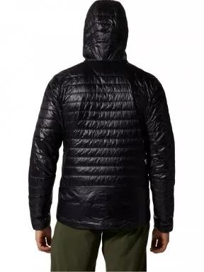 Mountain Hardwear Ghost Shadow Hoody férfi steppelt átmeneti kabát fekete színben 3