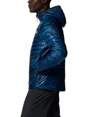 Mountain Hardwear Ghost Shadow Hoody férfi steppelt átmeneti kabát kék színben 3