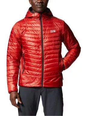 Mountain Hardwear Ghost Shadow Hoody férfi steppelt átmeneti kabát piros színben 1