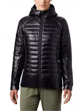 Mountain Hardwear Ghost Shadow Hoody női steppelt átmeneti kabát fekete színben 1