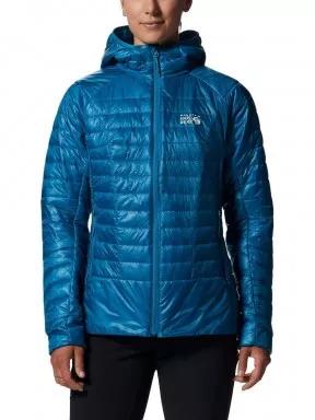 Mountain Hardwear Ghost Shadow Hoody női steppelt átmeneti kabát kék színben 1