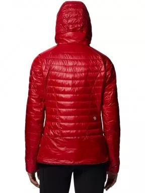Mountain Hardwear Ghost Shadow Hoody női steppelt átmeneti kabát piros színben 3