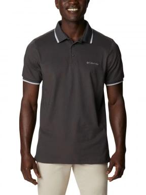 Columbia Cove Dome Butte Solid Pique Polo férfi galléros póló fekete színben 1