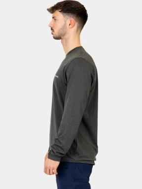 Columbia Tech Trail Long Sleeve Crew II férfi hosszú ujjú sport póló szürke színben 3