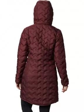 Columbia Delta Ridge Long Down Jacket női pehelykabát lila színben 3