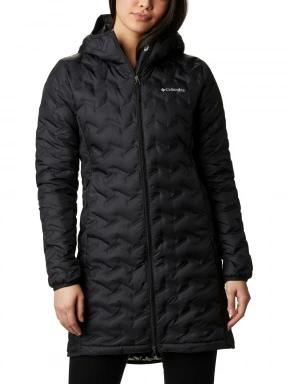 Columbia Delta Ridge Long Down Jacket női pehelykabát fekete színben 1