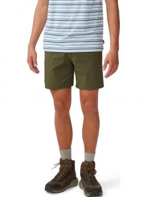 Mountain Hardwear Basin Trek Short férfi túra rövidnadrág zöld színben 1
