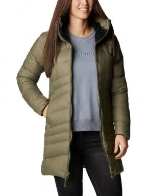 Columbia Autumn Park Down Mid Jacket női utcai kabát zöld színben 1