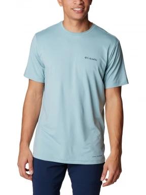 Columbia Tech Trail Graphic Tee férfi rövid ujjú sport póló kék színben 1