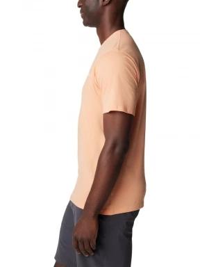 Columbia Men's Sun Trek Short Sleeve Tee férfi rövid ujjú sport póló rózsaszín színben 3