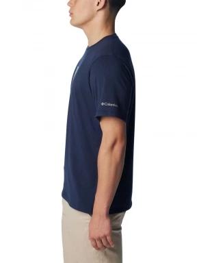 Columbia Men's Sun Trek Short Sleeve Graphic Tee férfi rövid ujjú sport póló kék színben 3