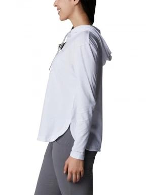 Columbia Sun Trek Hooded Pullover női kapucnis pulóver fehér színben 3
