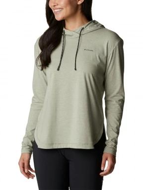 Columbia Sun Trek Hooded Pullover női kapucnis pulóver zöld színben 1