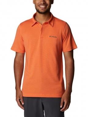 Columbia Sun Ridge Polo II férfi galléros póló narancssárga színben 1