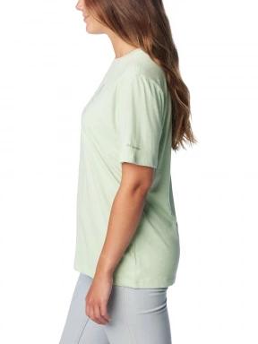 Columbia Bluebird Day Relaxed Crew Neck női rövid ujjú póló zöld színben 3