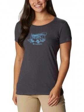Columbia Daisy Days SS Graphic Tee női rövid ujjú póló szürke színben 1