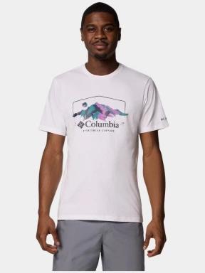 Columbia Path Lake Graphic Tee II férfi rövid ujjú póló fehér színben 1