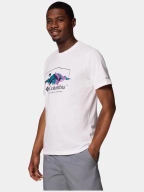 Columbia Path Lake Graphic Tee II férfi rövid ujjú póló fehér színben 3