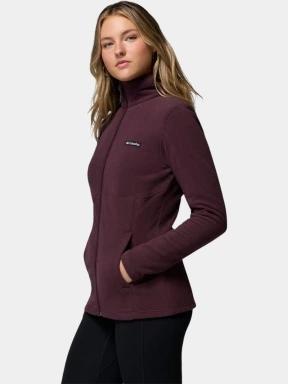 Columbia Basin Trail III Full Zip női polár pulóver bordó színben 3