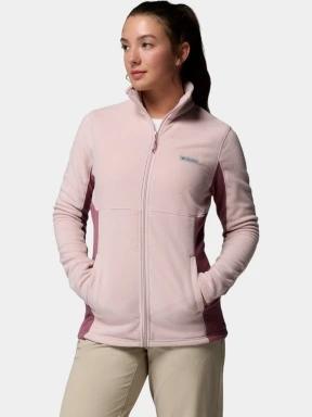 Columbia Basin Trail III Full Zip női polár pulóver rózsaszín színben 1