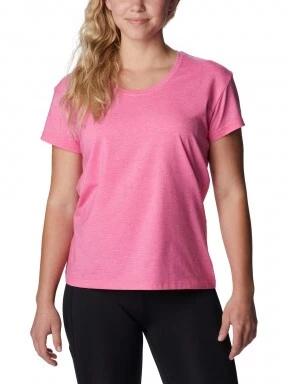 Columbia Sun Trek SS Tee női rövid ujjú póló magenta színben 1
