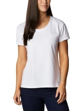 Columbia Sun Trek Short Sleeve Tee női rövid ujjú sport póló fehér színben 1