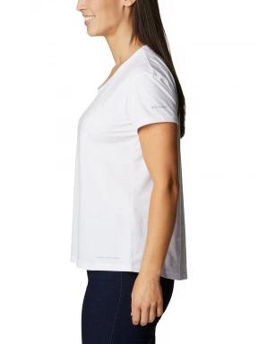 Columbia Sun Trek Short Sleeve Tee női rövid ujjú sport póló fehér színben 3