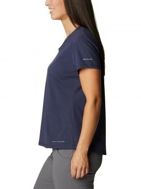 Columbia Sun Trek Short Sleeve Tee női rövid ujjú sport póló kék színben 3