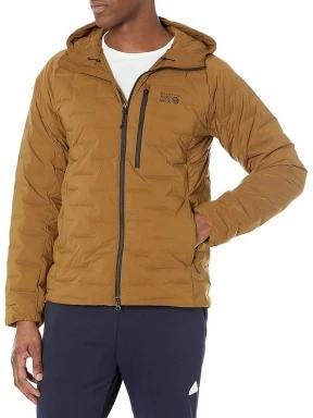 Mountain Hardwear Stretchdown Hoody férfi pehelykabát barna színben 1