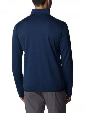 Columbia Park View Fleece Full Zip férfi polár pulóver kék színben 3