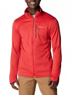 Columbia Park View Fleece Full Zip férfi polár pulóver piros színben 1