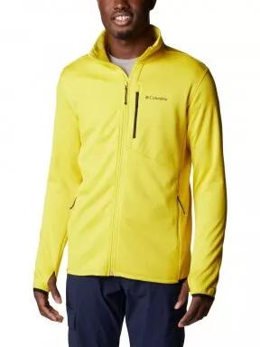 Columbia Park View Fleece Full Zip férfi polár pulóver sárga színben 1