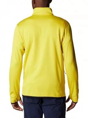Columbia Park View Fleece Full Zip férfi polár pulóver sárga színben 3