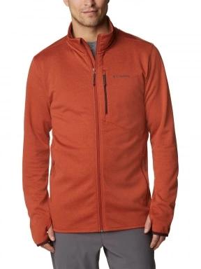 Columbia Park View Fleece Full Zip férfi polár pulóver piros színben 1