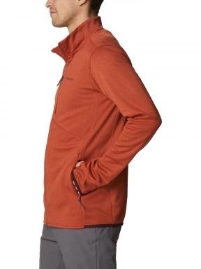Columbia Park View Fleece Full Zip férfi polár pulóver piros színben 3
