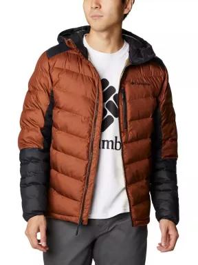 Columbia Labyrinth Loop Hooded Jacket férfi utcai kabát barna színben 1
