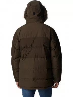 Columbia Marquam Peak Fusion Parka férfi télikabát barna színben 3
