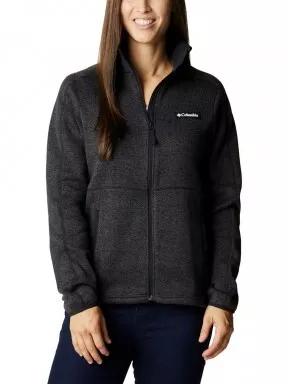 Columbia W Sweater Weather Full Zip női polár pulóver fekete színben 1