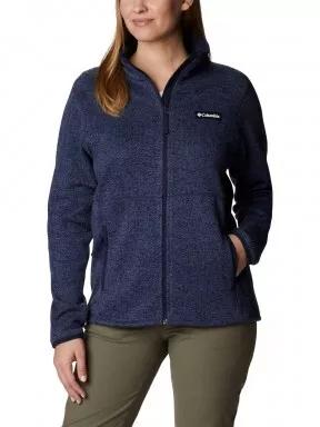 Columbia W Sweater Weather Full Zip női polár pulóver kék színben 1