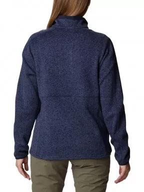 Columbia W Sweater Weather Full Zip női polár pulóver kék színben 3