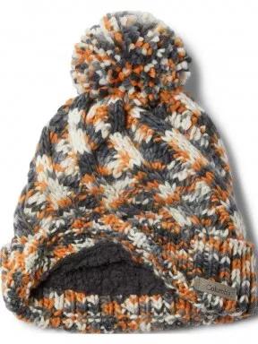 Columbia Bundle Up Beanie női bojtos sapka narancssárga színben 3