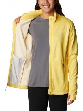 Columbia W Park View Grid Fleece Full Zip női polár pulóver sárga színben 3